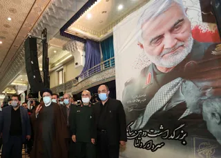 تصاویر مراسم بزرگداشت دومین سالگرد شهادت سردار حاج قاسم سلیمانی