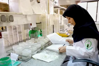 تصاویر بازدید از بانک ژن باغ ملی گیاه شناسی