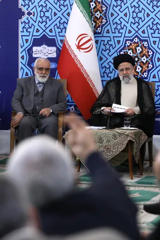 نشست رمضانی با جمعی از خیرین