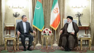 تصاویر ملاقات خصوصی دکتر رئیسی و بردی محمداف
