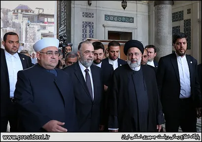 تصاویر بازدید از مسجد اموی دمشق