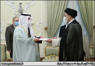 تصاویر دیدار وزیر امور خارجه کویت با آیت الله رئیسی