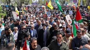 حضور در راهپیمایی پرشکوه روز قدس
