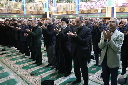 تصاویر برگزاری مراسم سوگواری شهادت امام حسین (ع) در نهاد ریاست جمهوری