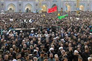 مراسم تشییع پیکر رئیس جمهور شهید و همراهان در مشهد