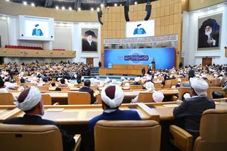 تصاویر نشست علما و نخبگان اهل سنت سراسر کشور با رئیس جمهور
