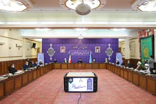 حضور حجت‌الاسلام والمسلمین رئیسی در شورای عالی قضائی