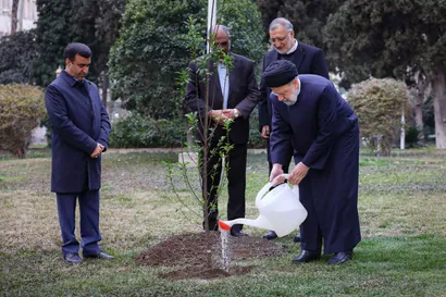 مراسم روز درختکاری