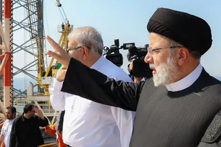 تصاویر بازدید از سکوی فاز 11 میدان گازی پارس جنوبی