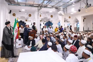 دیدار صمیمی با مسلمانان سریلانکا
