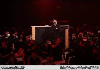 تصاویر سخنرانی رئیس جمهور در مراسم شب عاشورای اجتماع بزرگ «عشیره عاشورا»
