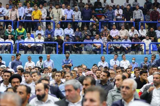 تصاویر مراسم آغاز تولید گاز از فاز 11 میدان مشترک پارس جنوبی