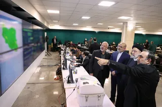 بازدید از بخش‌های مختلف ستاد انتخابات کشور