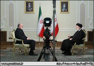 تصاویر گفتگو با شبکه تلویزیونی المیادین