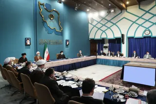 تصاویر جلسه شورای عالی انقلاب فرهنگی