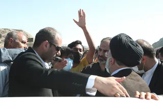 تصاویر  بازدید از روستای زلزله زده گیشان غربی