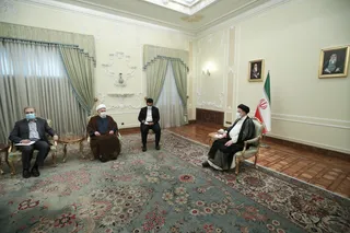تصاویر دیدار دبیر کل حزب الله لبنان بارئیس جمهور