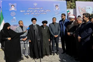 تصاویر آغاز عملیات زیرسازی خط‌آهن نهبندان، بیرجند، قاین، یونسی
