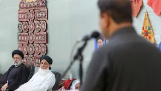 نشست  نشست با جمعی از علما و سران طوایف جنوب سیستان و بلوچستان