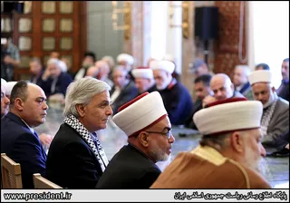 تصاویر نشست با جمعی از اندیشمندان فلسطینی