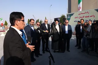 تصاویر بهره‌برداری از واحد تصفیه گازوئیل شرکت پالایش نفت اصفهان