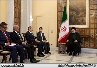 تصاویر دیدار امورخارجه سوریه با رئیس جمهور