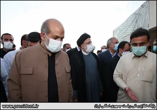 تصاویر بازدید رئیس جمهور از پروژه ساخت هزار واحد مسکونی برای حاشیه نشینان چابهار