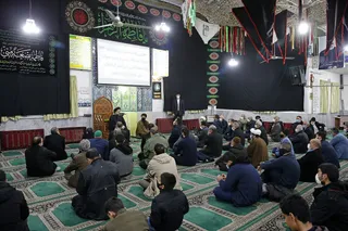 اقامه نماز رئیس قوه قضاییه در مسجدالنبی (ع) شهرک انقلاب شاهرود و دیدار چهره به چهره با نمازگزاران این مسجد