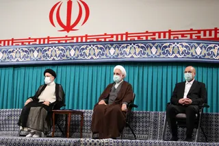 تصاویر مراسم تنفیذ حکم سیزدهمین دوره ریاست جمهوری اسلامی ایران‌