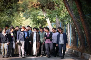 تصاویر حضور در جمع دانش آموزان شرکت کننده در اردوی «راهیان پیشرفت»
