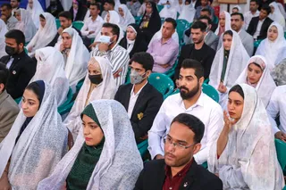 تصاویر مراسم جشن ازدواج ۳۱۳ زوج بوشهری
