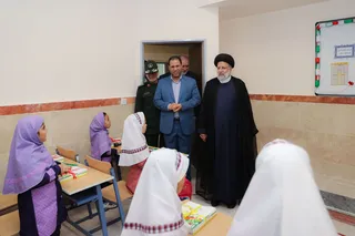 تصاویر حضور در مراسم بازگشایی مدارس