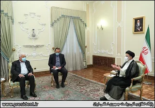 تصاویر دیدار رئیس سازمان حشد الشعبی با آیت الله رئیسی