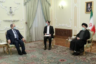 تصاویر دیدار وزیر خارجه سوریه با آیت‌الله رئیسی