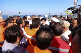 تصاویر بازدید از سکوی فاز 11 میدان گازی پارس جنوبی