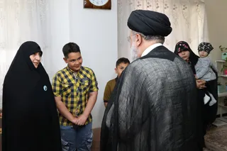 ‌حضور در منزل شهید مدافع حرم علی آقابابایی