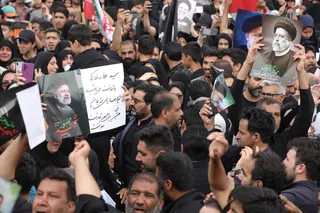 مراسم تشییع پیکر رئیس جمهور شهید و همراهان در مشهد