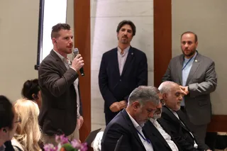 تصاویر نشست خبری رئیس جمهور با رسانه‌های بین‌المللی در نیویورک