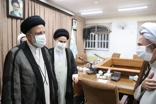 تصاویر دیدار آیت الله سید ابراهیم رئیسی با اعضای جامعه مدرسین حوزه علمیه قم
