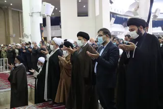تصاویر حضور در نماز جمعه شهر قم