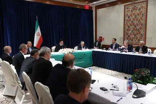 تصاویر نشست با مدیران ارشد رسانه های آمریکایی