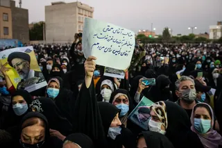 حضور و سخنرانی رئیسی در جمع مردم اسلامشهر