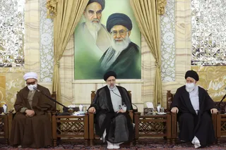 تصاویر دیدار با جمعی از علما و فضلای خراسان رضوی