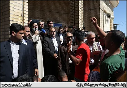 تصاویر حضور سرزده در جمع کارگران کارخانه هفت تپه