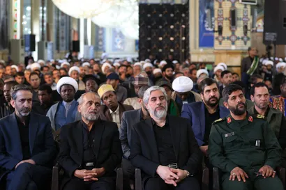 تصاویر مراسم ملی تکریم فعالان مساجد و پانزدهمین پاسداشت ادبیات جهاد و مقاومت