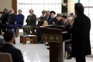 دیدار رمضانی با جمعی از هنرمندان