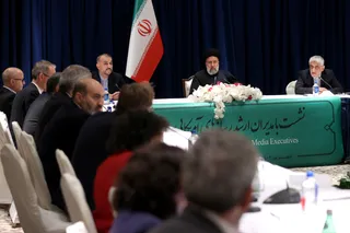 تصاویر نشست با مدیران ارشد رسانه های آمریکایی
