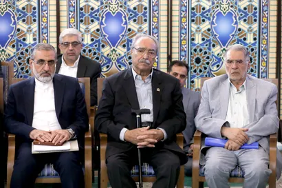 نشست رمضانی با جمعی از خیرین
