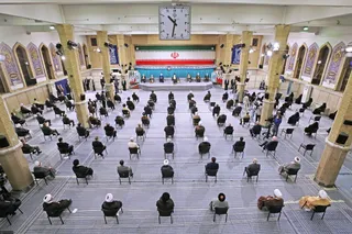 تصاویر مراسم تنفیذ حکم سیزدهمین دوره ریاست جمهوری اسلامی ایران‌
