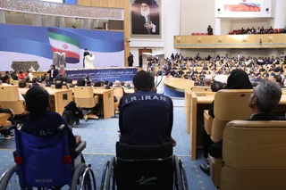 تصاویر مراسم تجلیل از مدال آوران و قهرمانان ورزشی